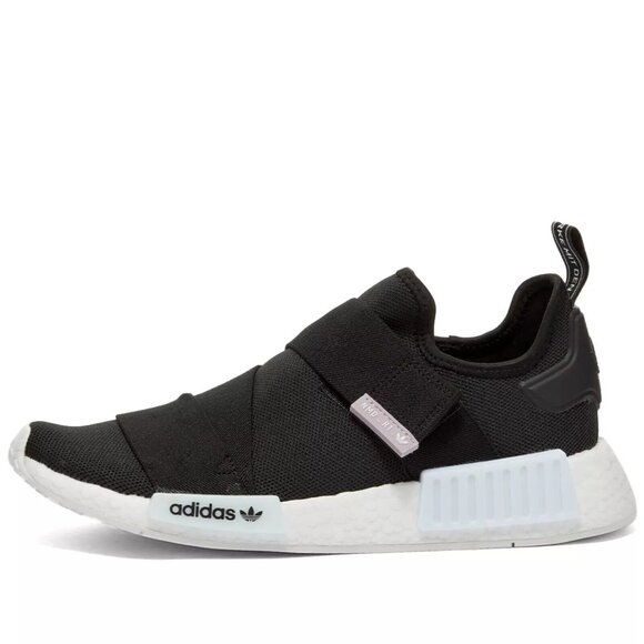 Adidas Originals NMD R1 Women’s Athletic Sneaker Running Black Shoe Trai… - Picture 1 of 6